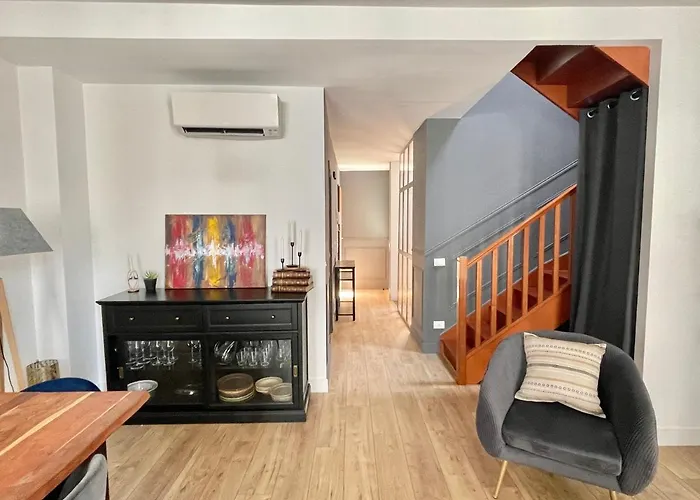 Bioves En Duplex-Climatisation-Centre Ville-Plage